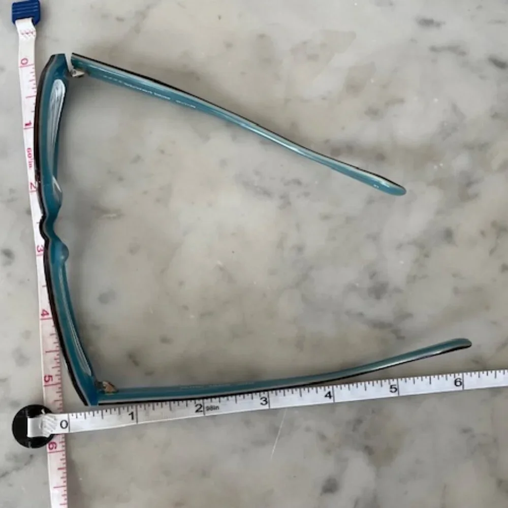 DOLABANY Lucille Glasses Brown Streak Teal 50/17/140